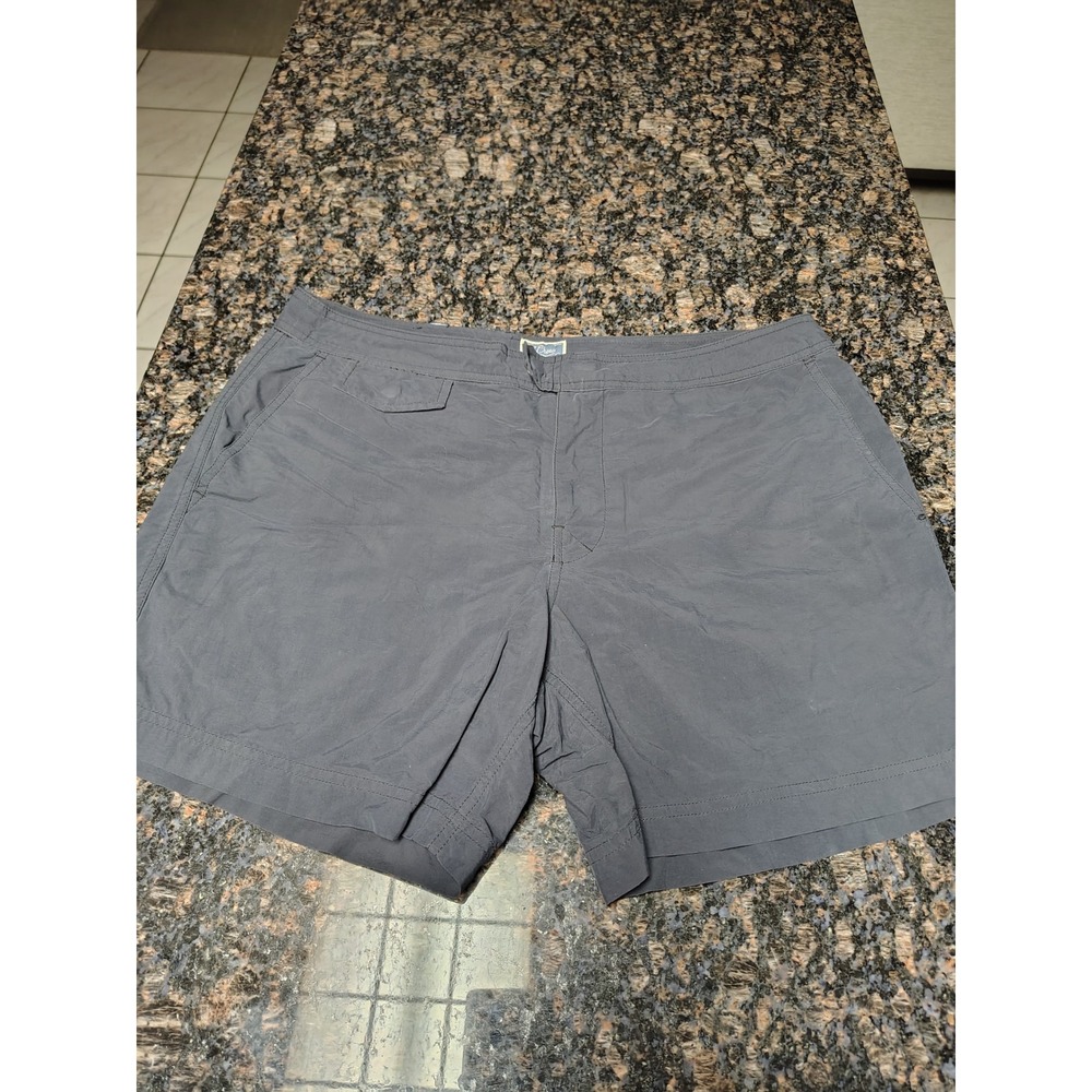 J.Crew Mens Board Shorts Gray Swim Trunks Mesh Lined Size 34